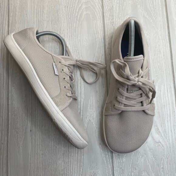 Whitin Women's Dove Grey Knit  Minimalist Barefoot Sneakers Shoes Size 10 WIDE - Picture 1 of 9